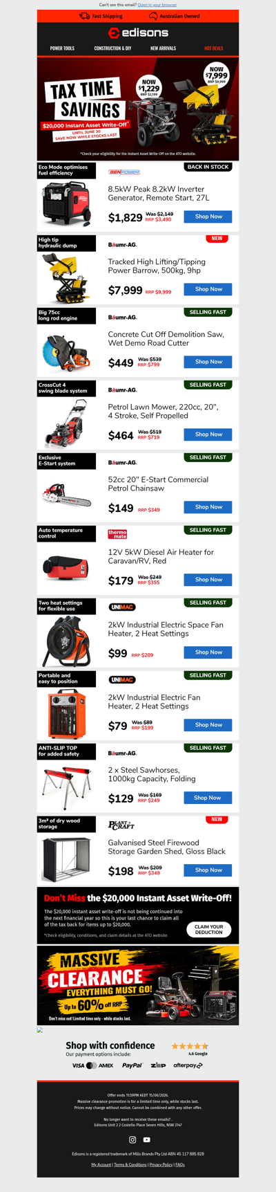🛠️ Gear Up This Tax Time 🏷️