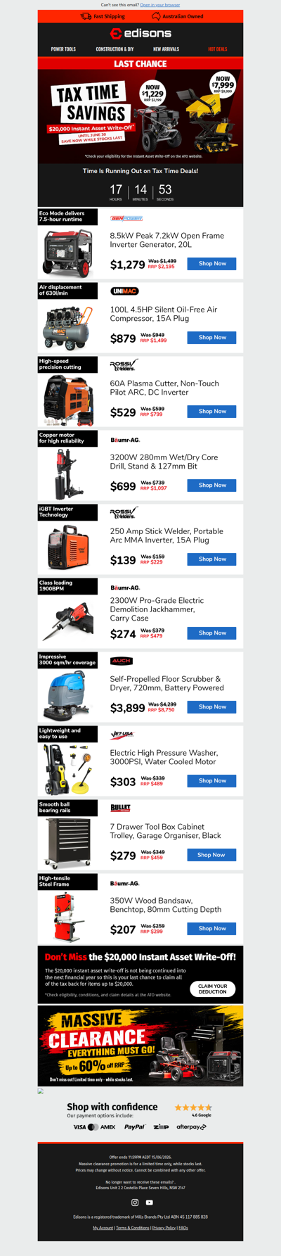 ⏰ Final Hours of Tax Time Savings 🚨