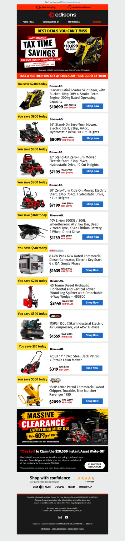🛒 Limited Time Savings Edit