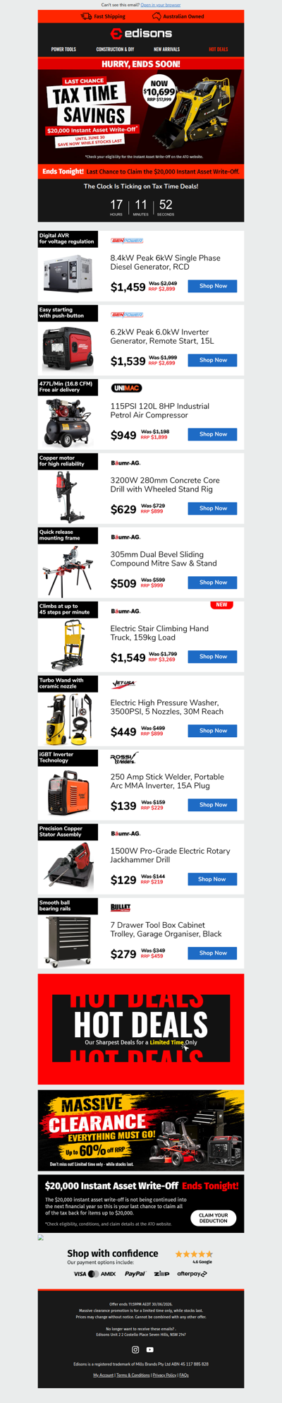 ⏰ Final Hours: EOFY & Tax Time Savings 🚨