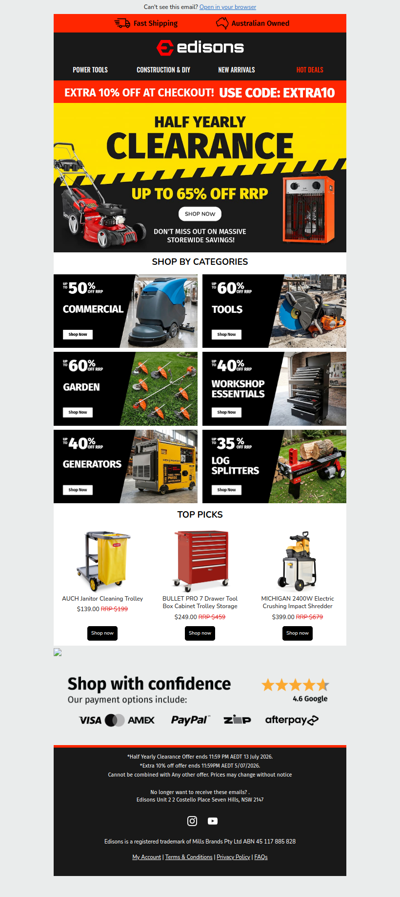 🔥 Save Up to 60% Off RRP + Extra 10% Off!