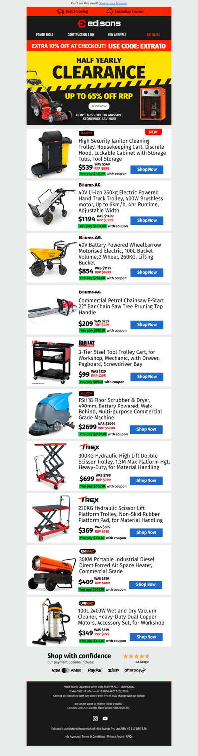🔥 Extra 10% Off Everything