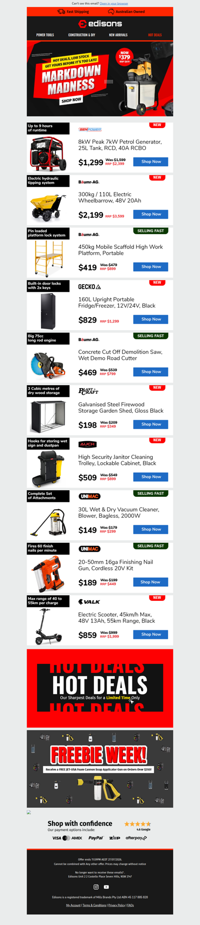 🛠️ More Markdowns. More Savings. 💎