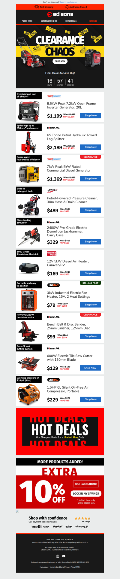 ⏰ Final Hours of Clearance Chaos 🚨