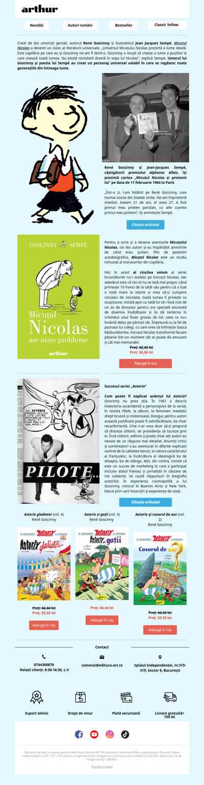 📚  Sneak peek printre carti 📖✨ Micuțul Nicolas: o poveste de succes