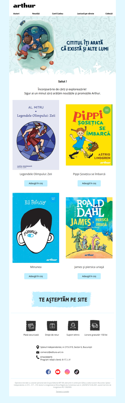 Ai auzit veștile din cărți?