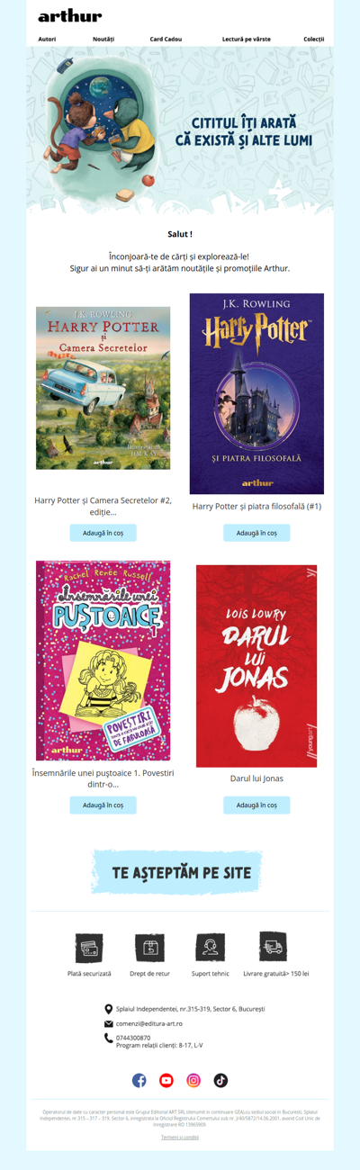 Ai auzit veștile din cărți?