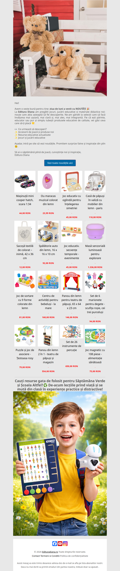 👉 Ce e nou azi, în afară de o nouă săptămână?👀 Noutăți fresh pentru minți curioase!