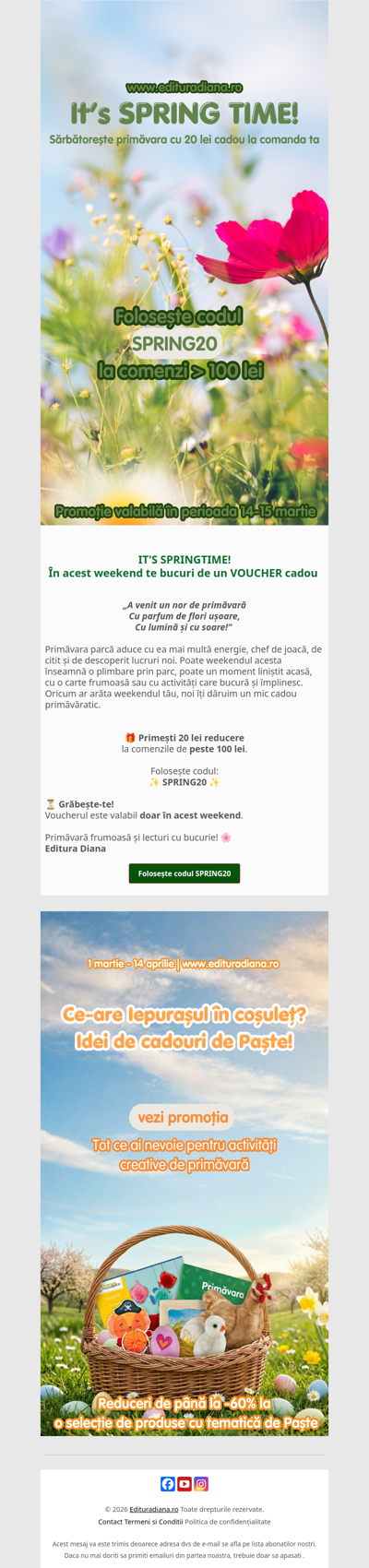 🎁 Deschide cadoul tău de primăvară