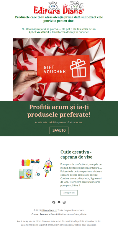 Uneori,  intuiția știe mai bine ce ai nevoie! Aplică voucherul și bucură-te de produsele tale preferate!