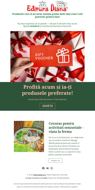 Uneori,  intuiția știe mai bine ce ai nevoie! Aplică voucherul și bucură-te de produsele tale preferate!
