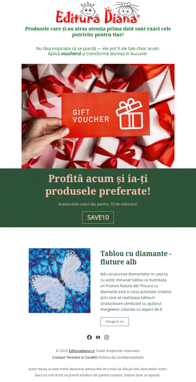 Uneori,  intuiția știe mai bine ce ai nevoie! Aplică voucherul și bucură-te de produsele tale preferate!