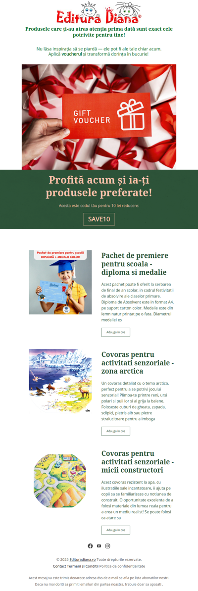 Uneori,  intuiția știe mai bine ce ai nevoie! Aplică voucherul și bucură-te de produsele tale preferate!