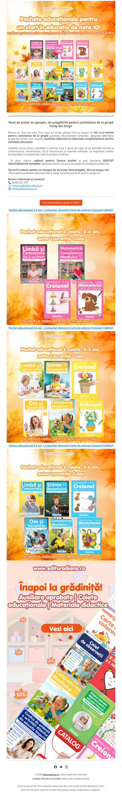 Ești gata pentru noul an școlar? Pachete educaționale complete pentru grupa ta, într-un singur loc!
