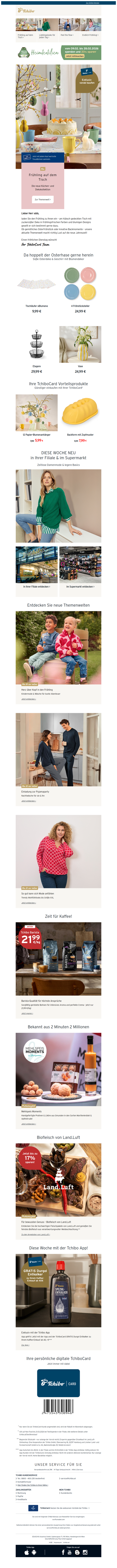 Frühling auf dem Tisch 🌸