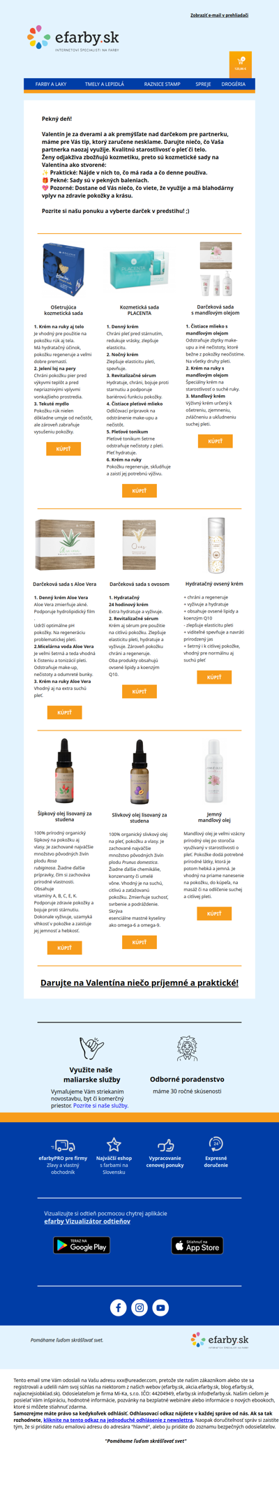 Pre tú najdôležitejšiu: Valentínske sady plné starostlivosti ❤️