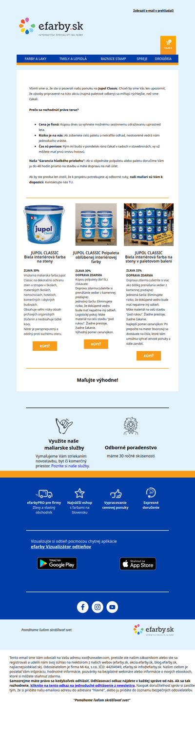 Ešte stále váhate nad zásobami? Sezóna sa neuspokojí s prázdnym skladom.