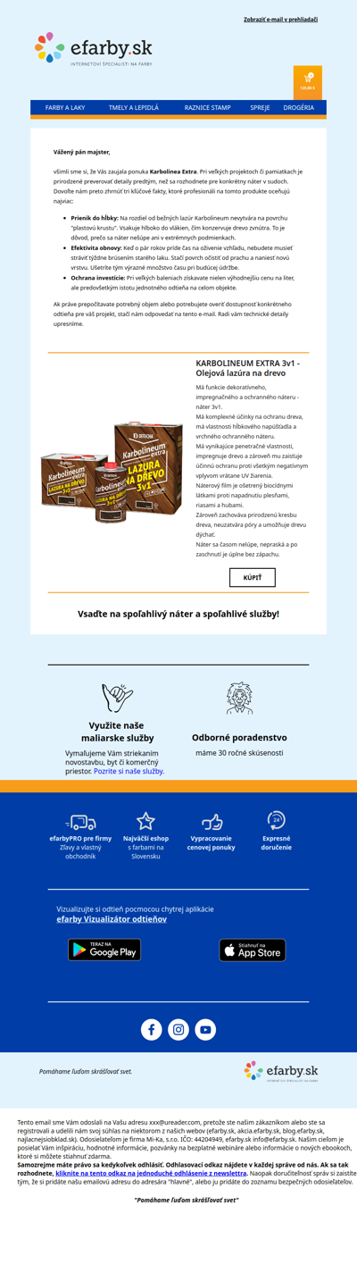 Uľahčite si budúcu údržbu dreva (Technické detaily)