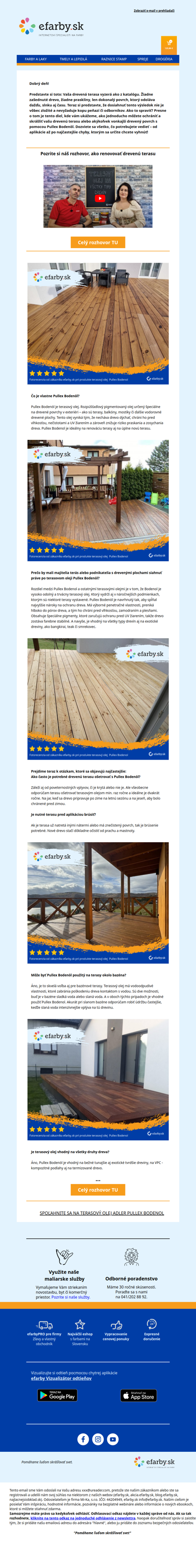 Vaša terasa bude ako nová! Pozrite si náš rozhovor!