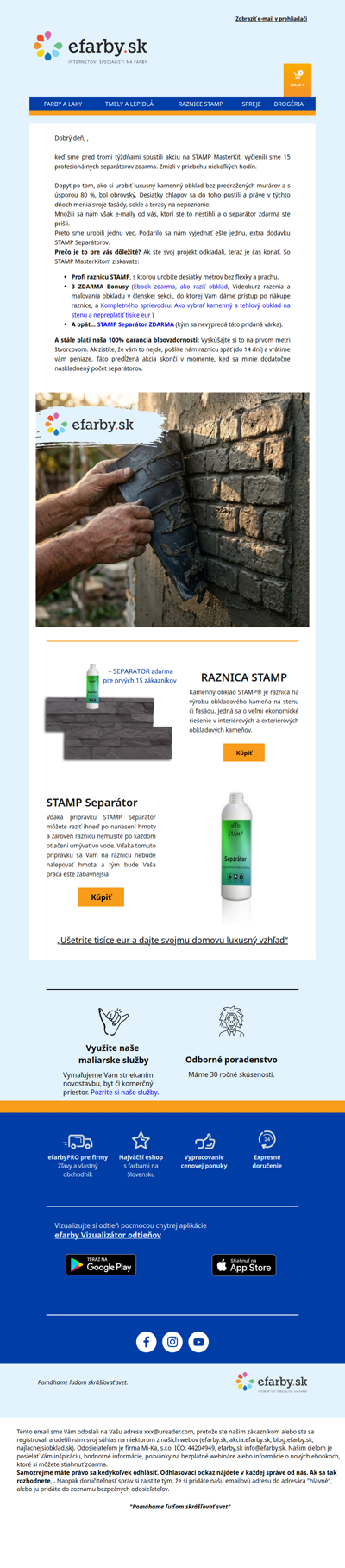 Zohnali sme ďalšie: STAMP Separátor opäť ZDARMA!