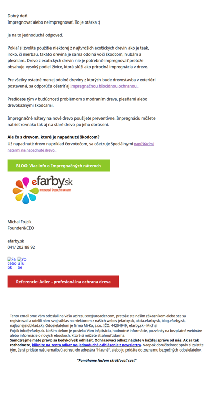 Kedy drevo impregnovať a kedy nie?