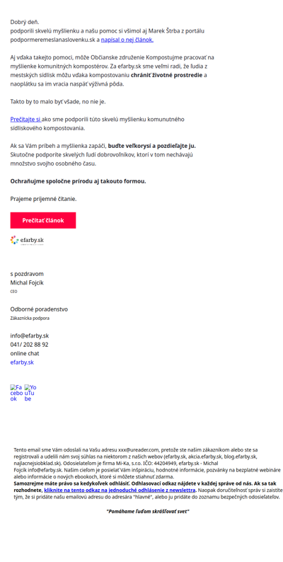 [Dobrý skutok] Čo sa stalo keď sme spravili túto dobrú vec.