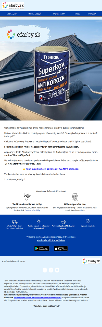 Pozerali ste Superkov Satin? Nezabudnite na zľavu 21%