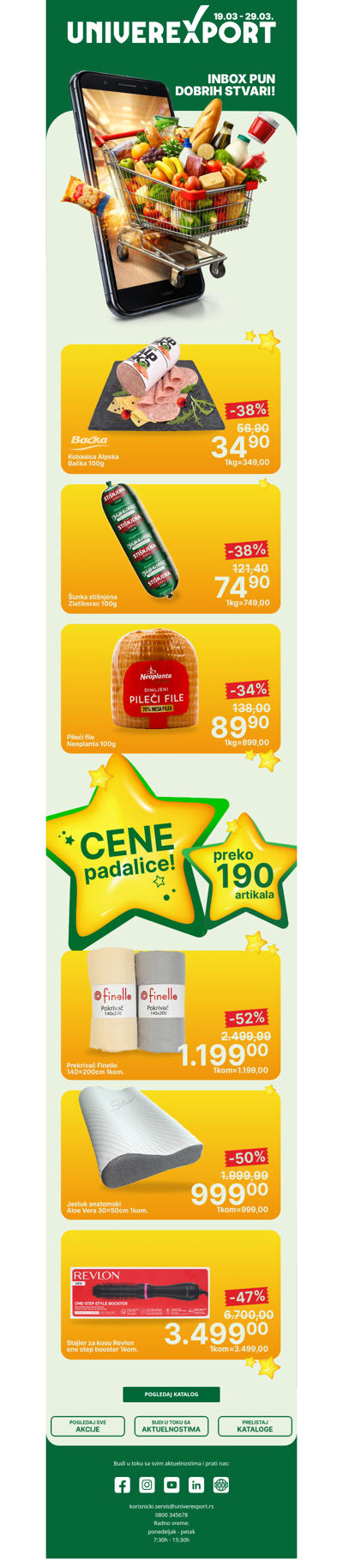 📢 Preko 190 artikala je sniženo! ⭐