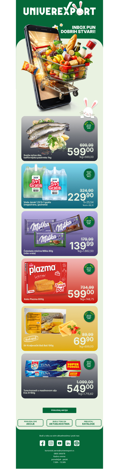 🤩 Ne propustite akcije u najbližem Univerexportu!