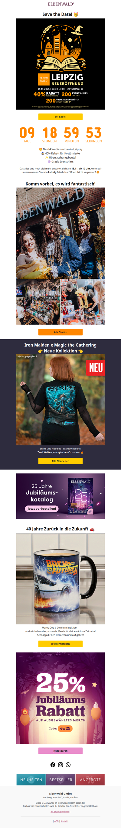 40% Rabatt zur Store-Eröffnung in Leipzig 🎉