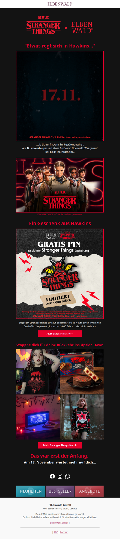 Stranger Things Day: Etwas regt sich in Hawkins … 👀