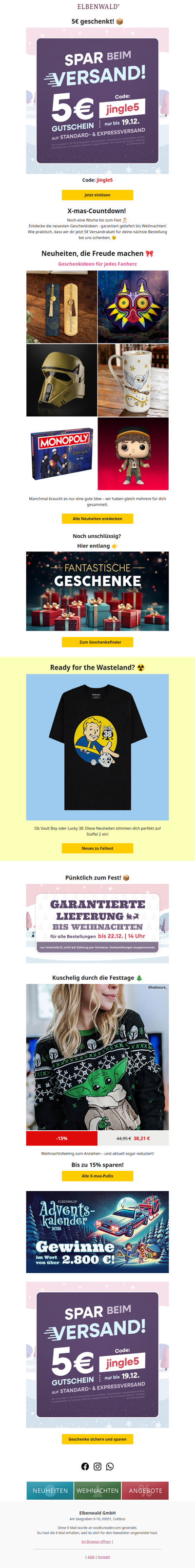 📦 5€ Versand-Rabatt für deine nächste Bestellung 🎄