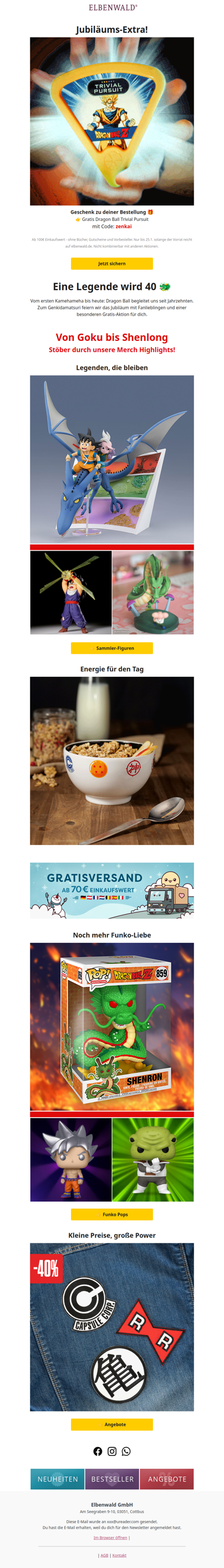 Dein Geschenk zu 40 Jahre Dragon Ball 🐉