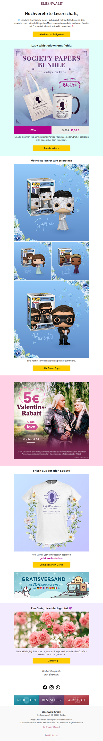 Bridgerton Bundle für dich 🎀 20% sparen