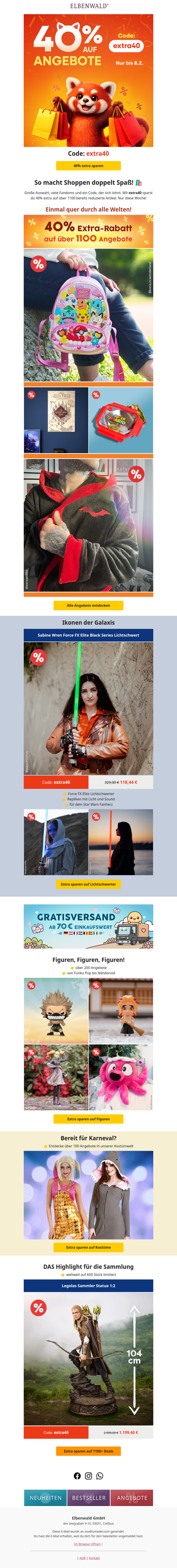 🔥 40% Rabatt auf Angebote - nur für kurze Zeit ⏱️