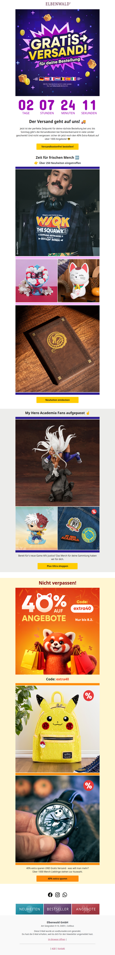 Gratis Versand für deine Bestellung 📦