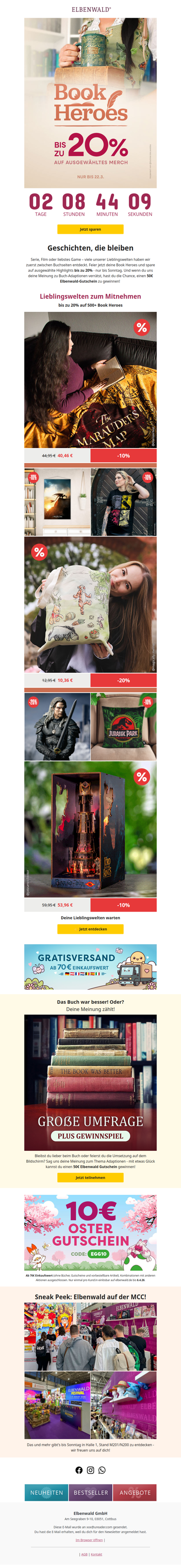 Bis zu 20% Rabatt 📚❤️⭐️ deine Book Heroes warten auf dich