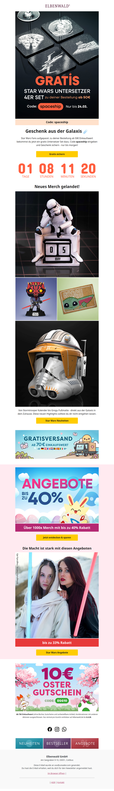 🎁 Star Wars Geschenk für dich, da