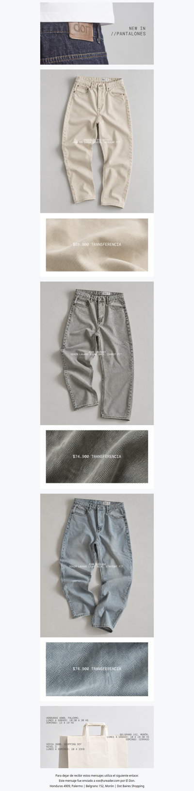 Tu pantalon favorito: