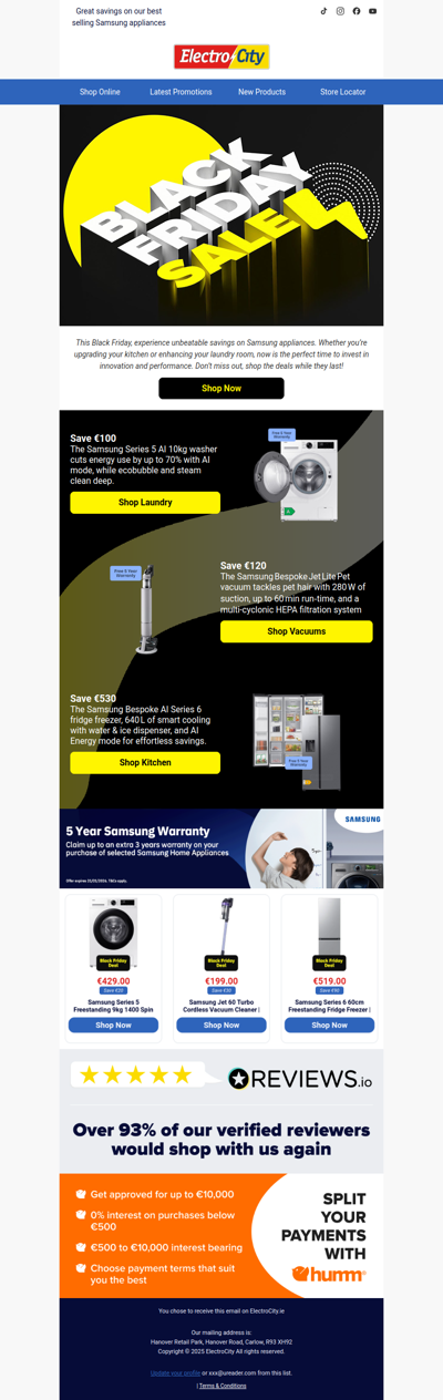 Don't Miss Black Friday With Samsung