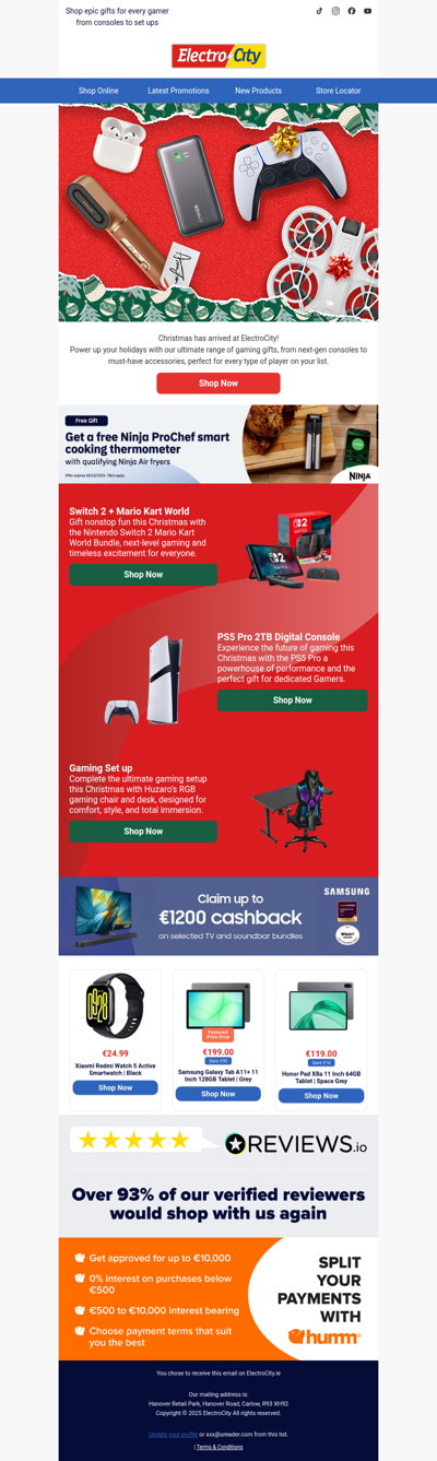 Christmas Has Arrived at ElectroCity!