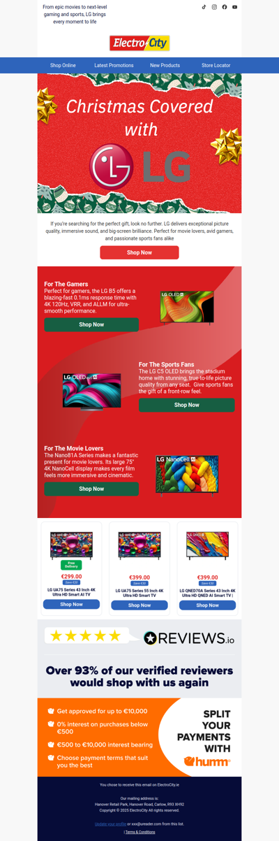 Give the Gift They’ll Love All Year With LG