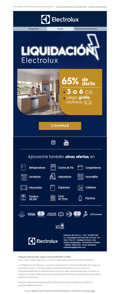 🧺 LIQUIDACIÓN: hasta 65% OFF activa hoy