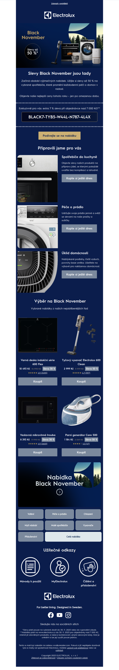 Slevy Black November jsou tady