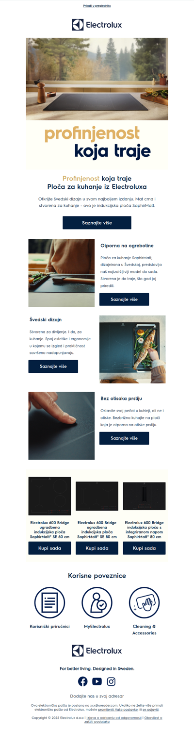 Profinjenost koja traje. Upoznajte ploču za kuhanje švedskog karaktera