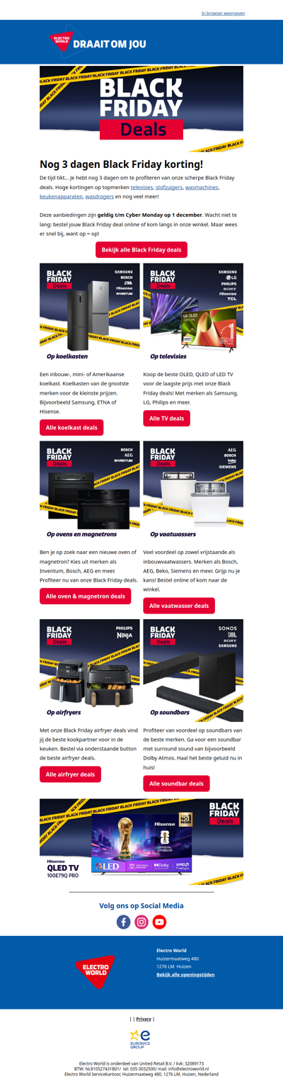 Nog 3 dagen om die Black Friday deal te pakken 👀
