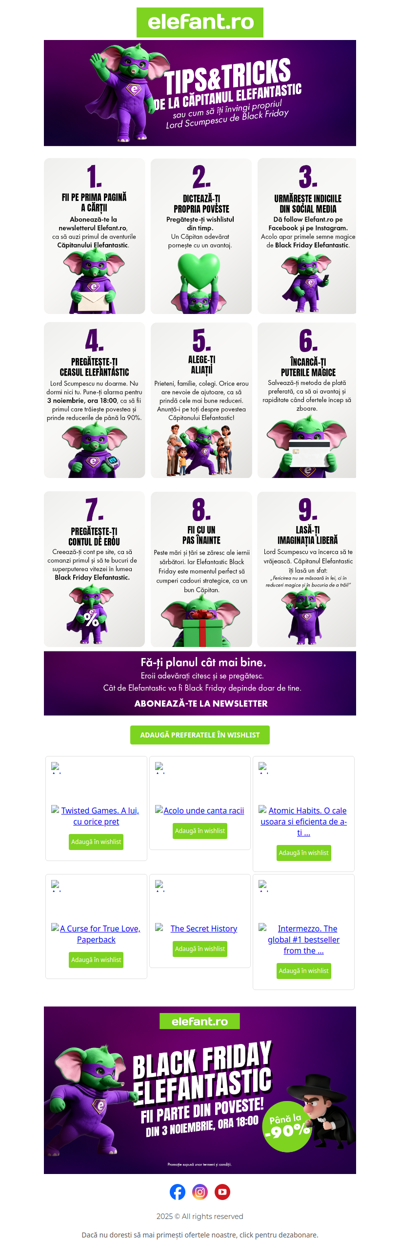 🖤 Ghidul tău pentru un Black Friday Elefantastic!