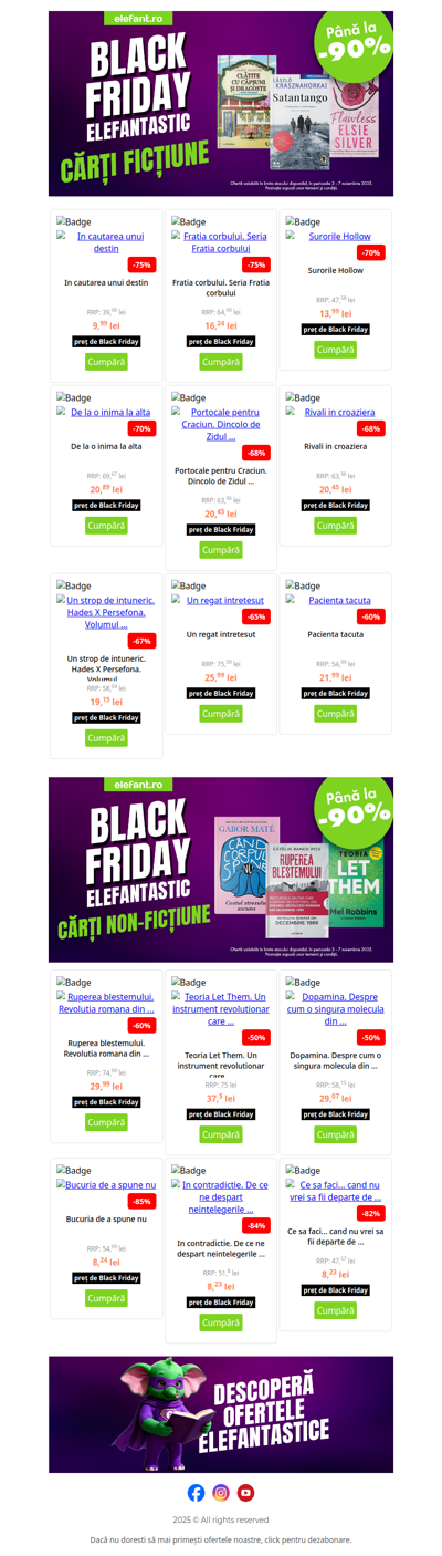Ficțiune & Non-ficțiune cu reduceri maxime!🖤