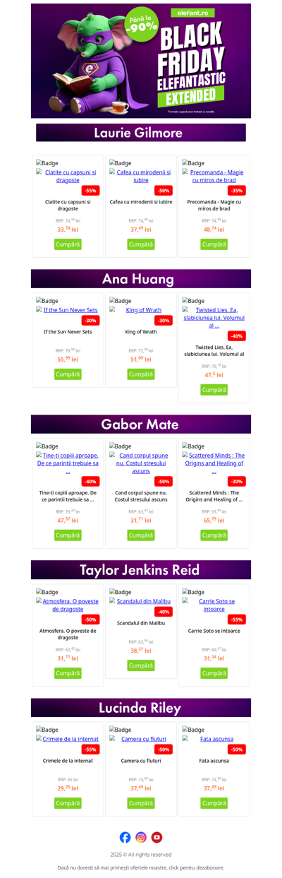 🔥 Prețuri Elefantastice la autorii tăi preferați!