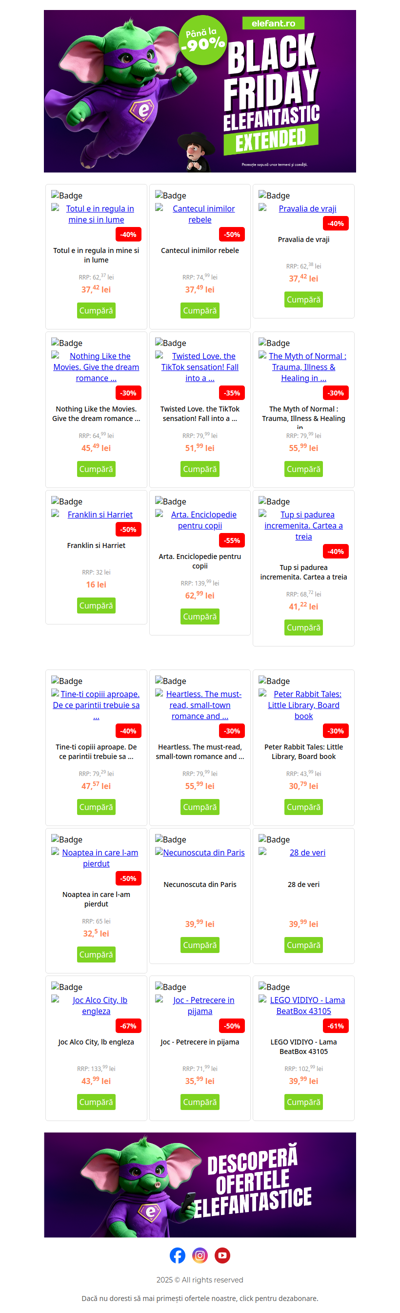 ⏰ Black Friday ULTIMELE ZILE!